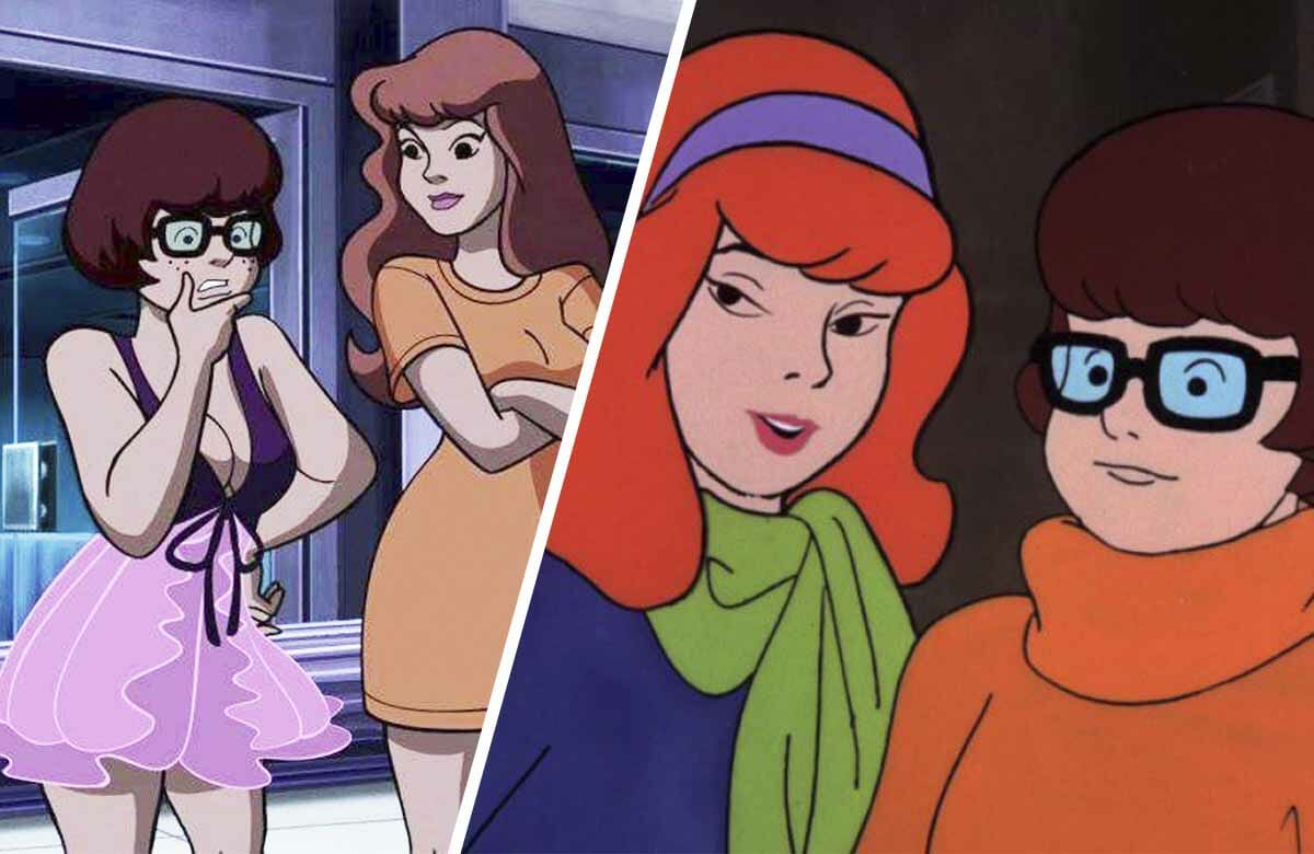 Velma y Daphne en bañador