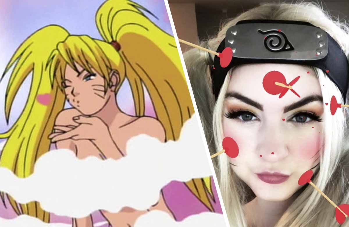 Naruto Jutsu sexy comparado con una modelo
